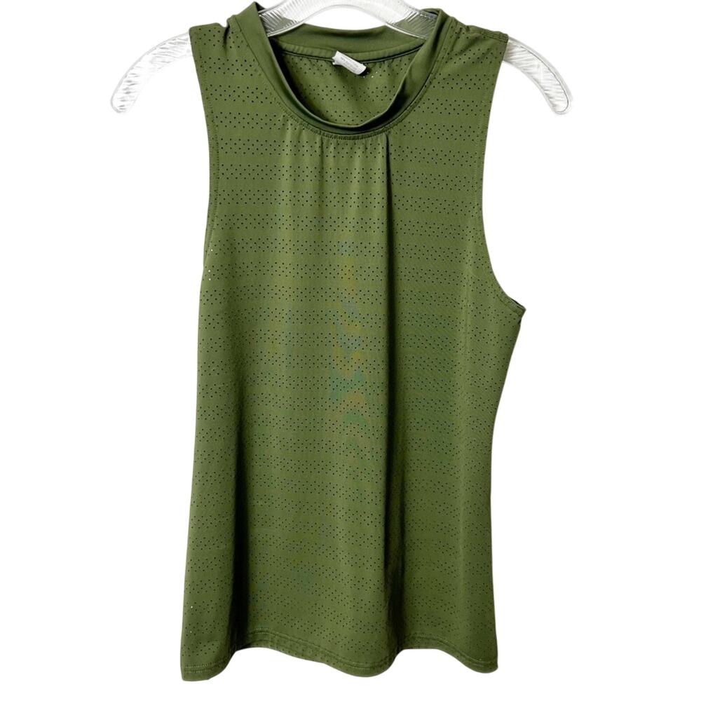 ZYIA ACTIVE GREEN WOMEN ACTIVE COMFY DRY FAST WORKOUT TANK SIZE XS